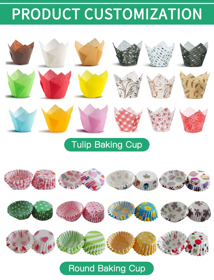 Food Grade Small Aluminium Foil Roll Mouth Baking Paper Cup Muffin