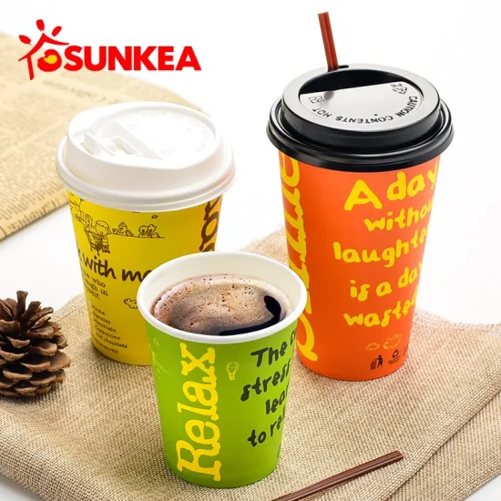 Sunkea Couvercle de tasse à café à emporter Utiliser des tasses à café jetables pour boissons chaudes/froides Couvercle en plastique PP/PS pour tasse Couvercle en plastique pour tasse à café, couvercles jetables de 70 mm