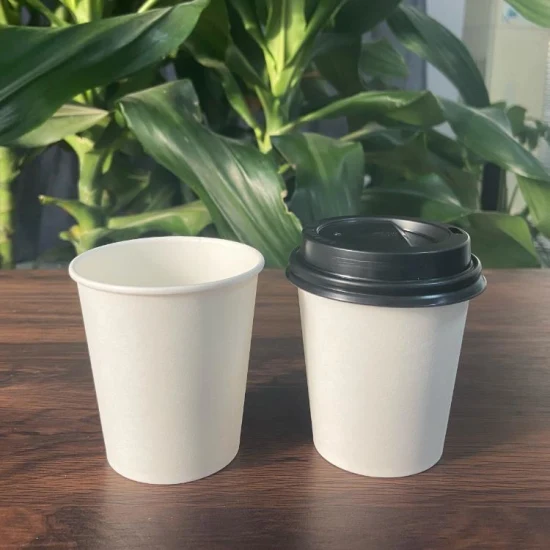 12 oz Imprimé Biodégradable Jetable PLA Enduit Compostable Logo Personnalisé Papier Tasses À Café 12 Oz Double Mur Papier Tasse