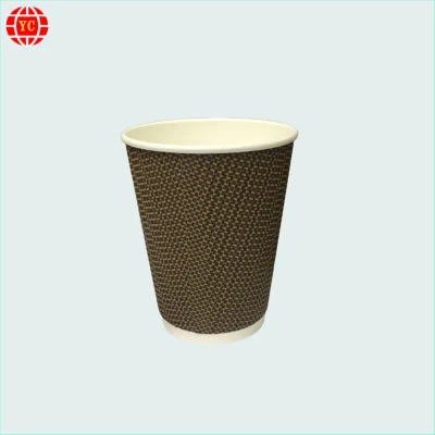 Tasse à café en relief de 12 oz Ripple Wall Cup